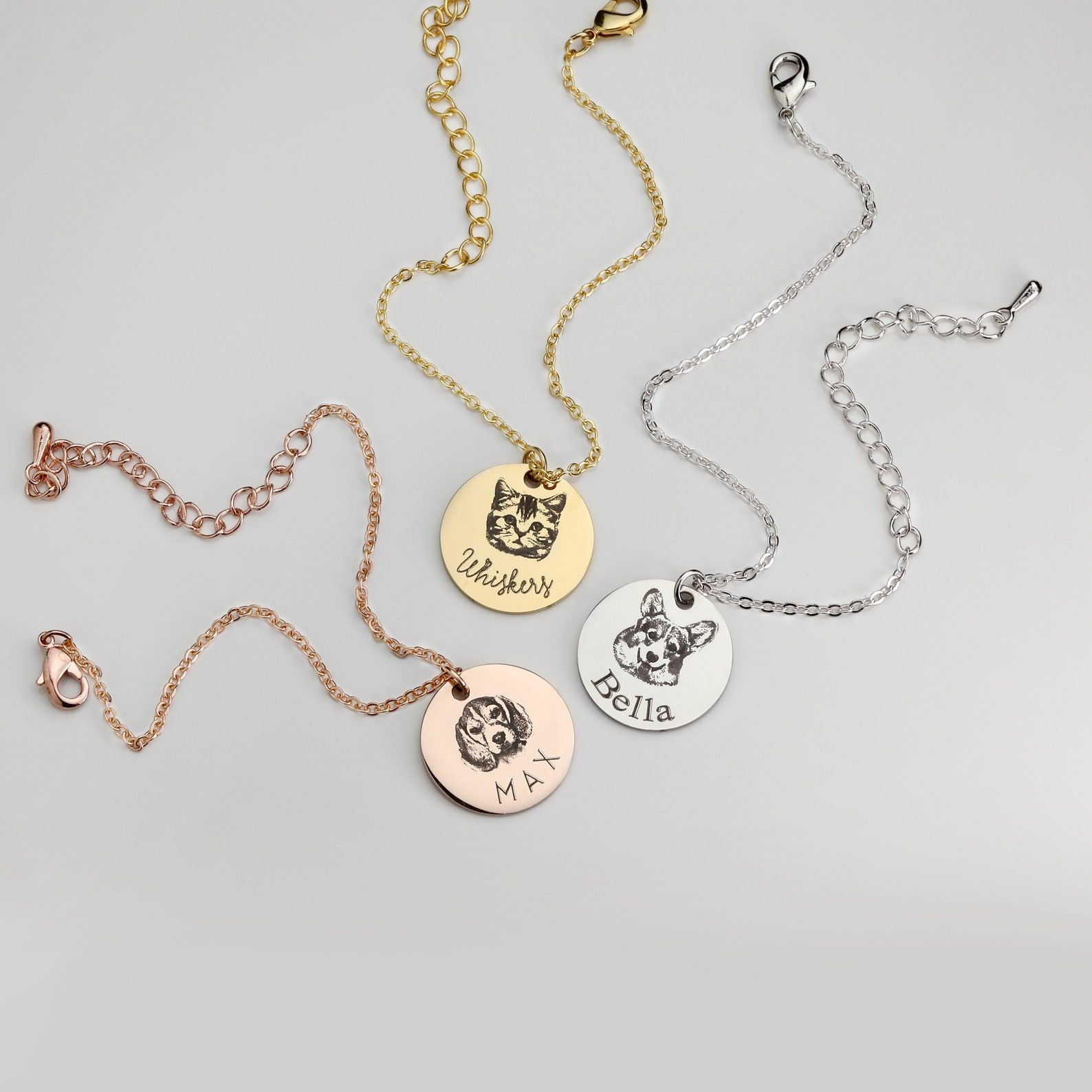 Personalized Pet Portrait Name Bracelet - Image 6