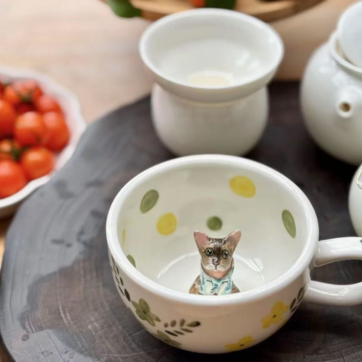 3D Pet Climbing Mug - Personalized Ceramic Coffee Mug with Custom Pet Portrait - Image 6