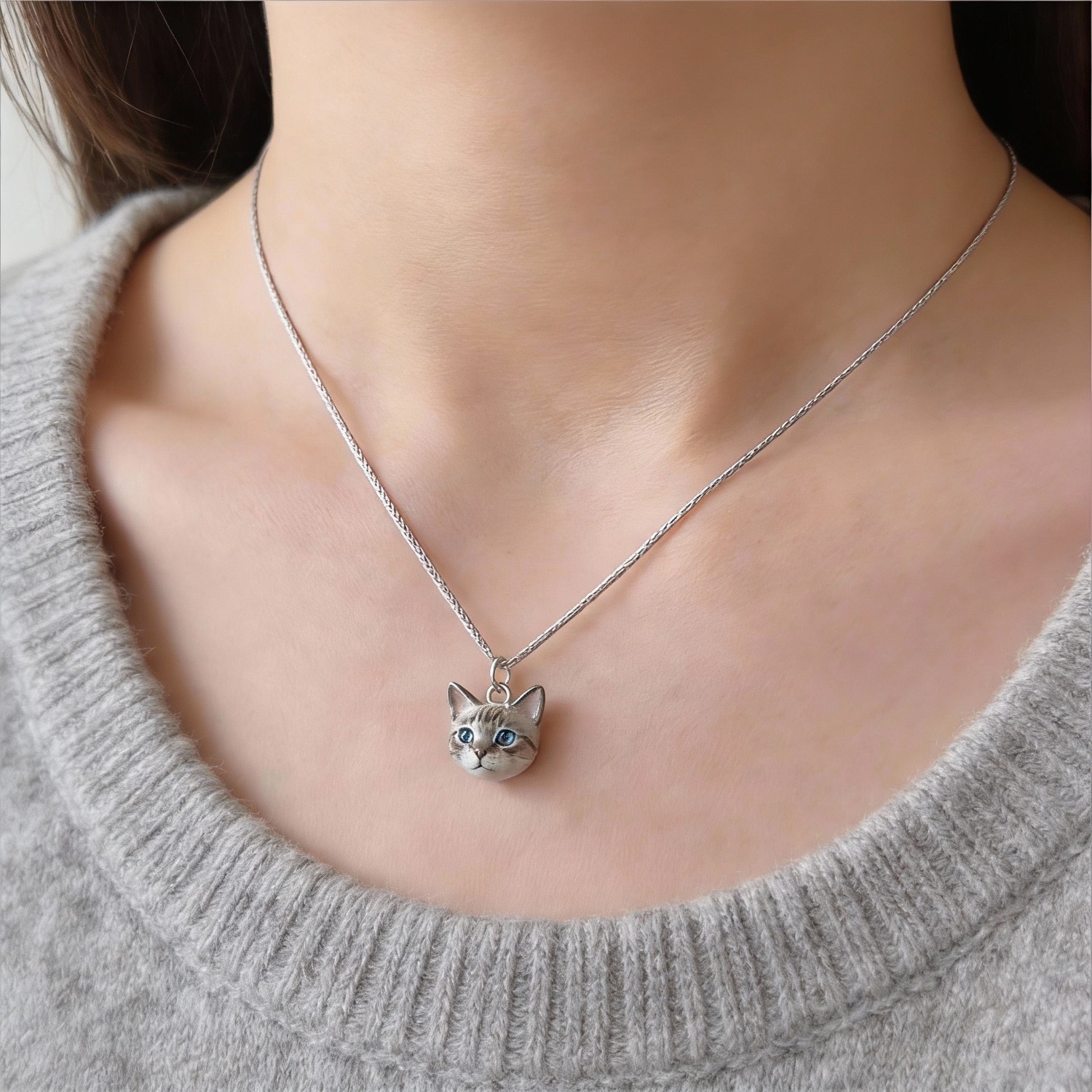Custom 3D Pet Portrait Pendant - Image 5