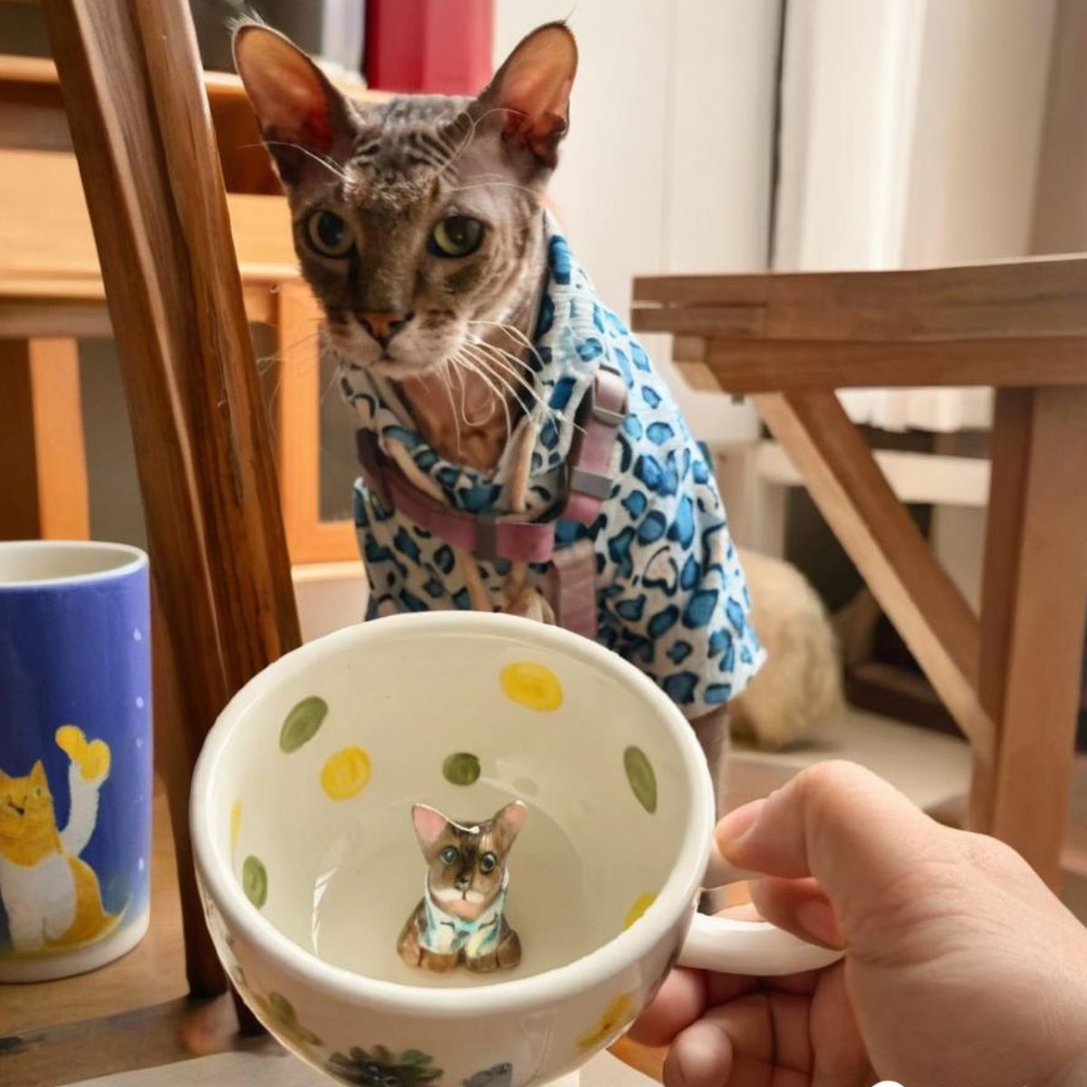3D Pet Climbing Mug - Personalized Ceramic Coffee Mug with Custom Pet Portrait - Image 8