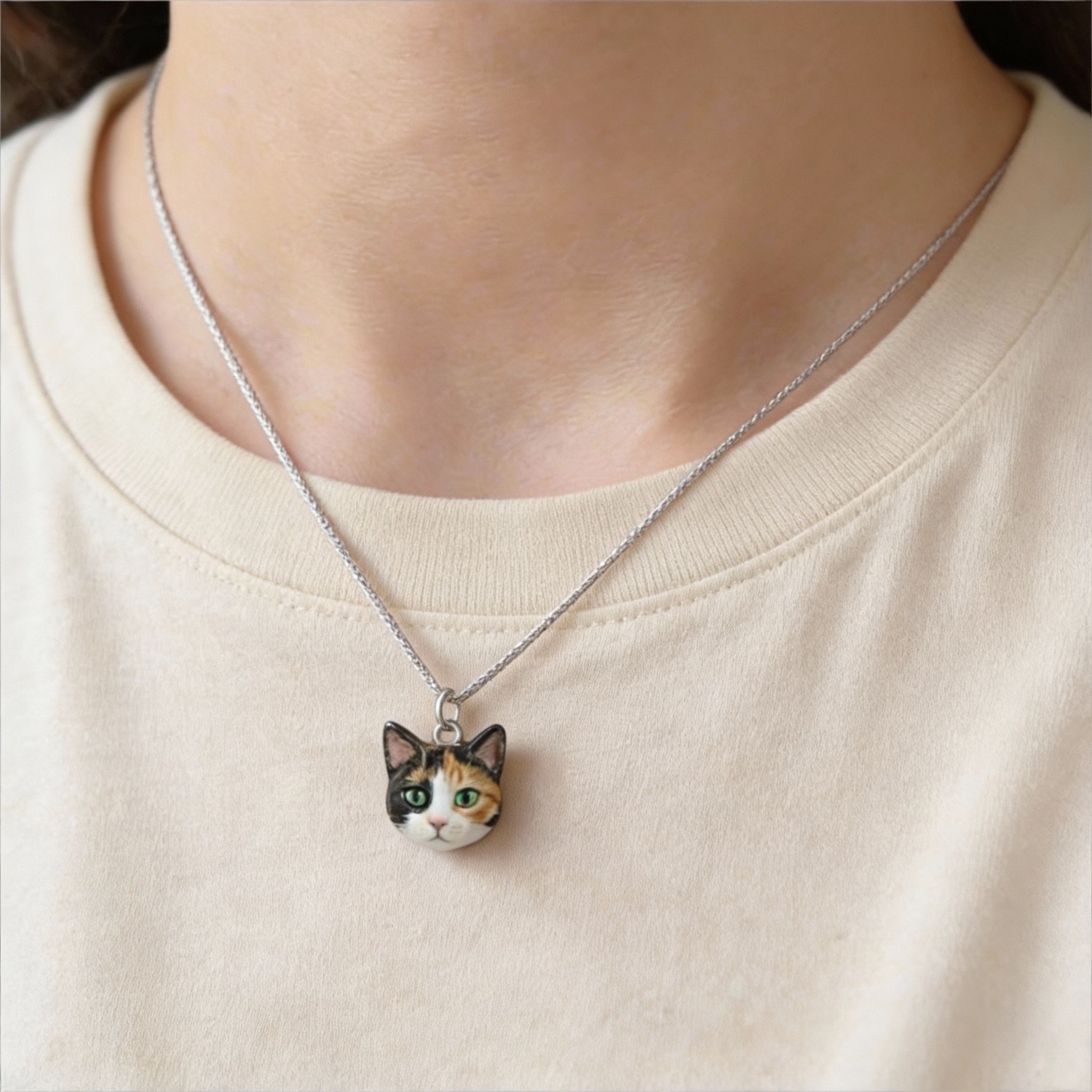 Custom 3D Pet Portrait Pendant - Image 7