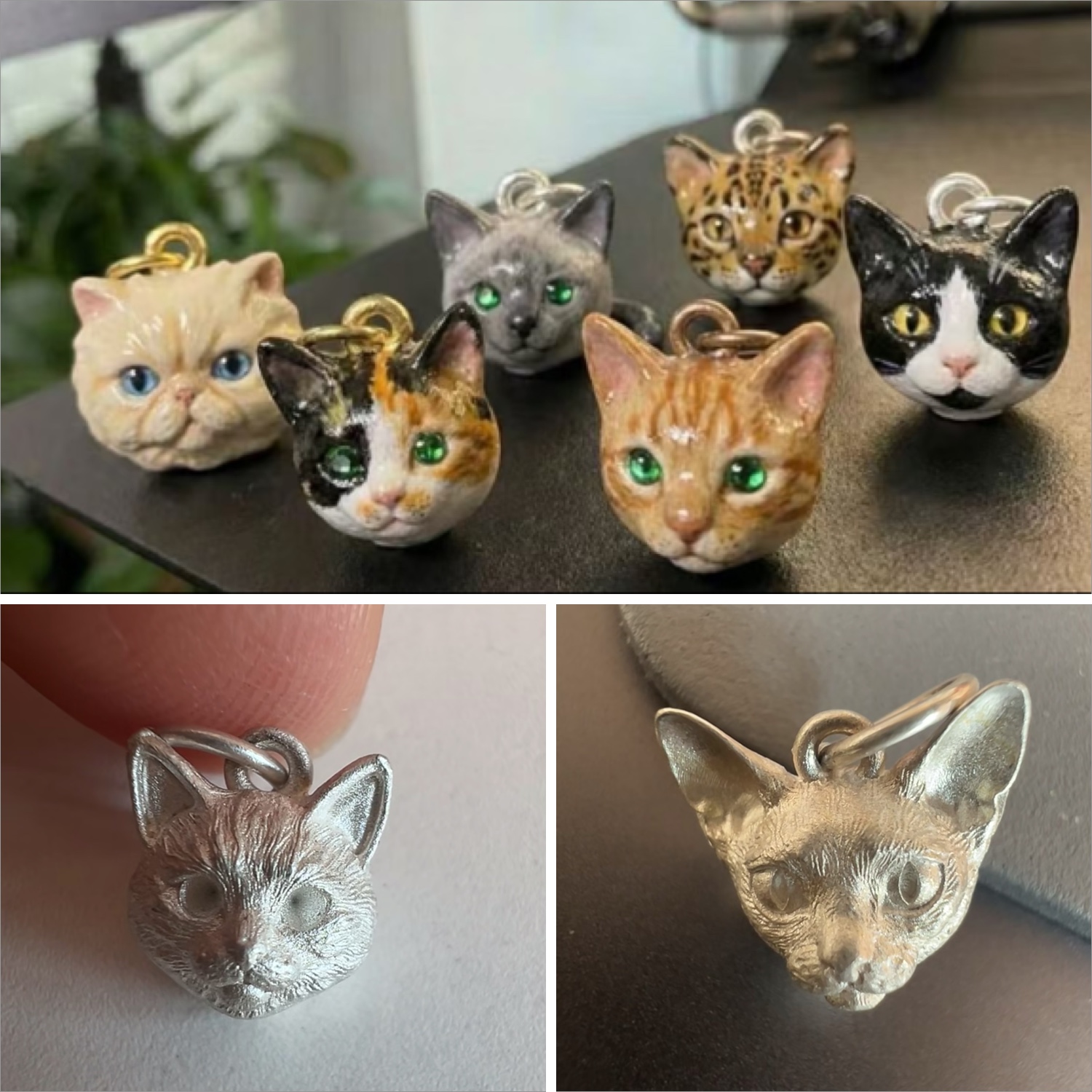 Custom 3D Pet Portrait Pendant - Image 3