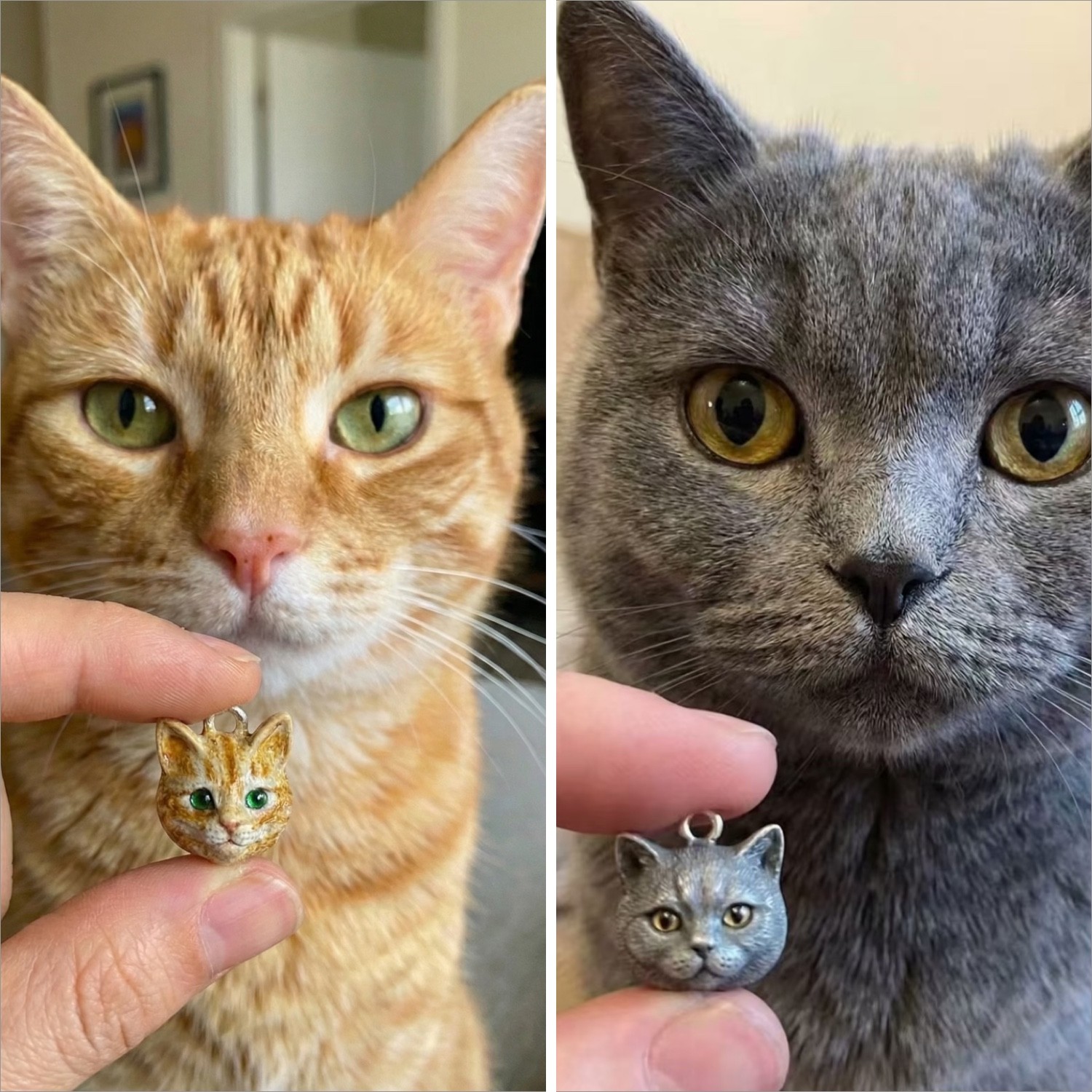 Custom 3D Pet Portrait Pendant - Image 2