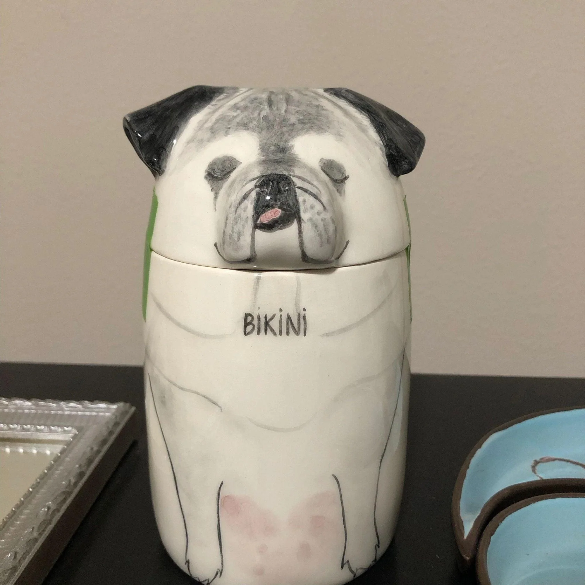 Custom Pet Urn for Dog Ashes - Personalized Ceramic Memorial Keepsake with Engraved Name & Photo, Handmade Pet Cremation Urn for Small Medium Large Dogs - Image 6