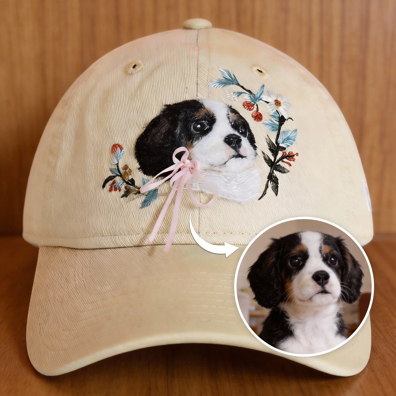 Personalized Pet Portrait Baseball Cap - Image 5