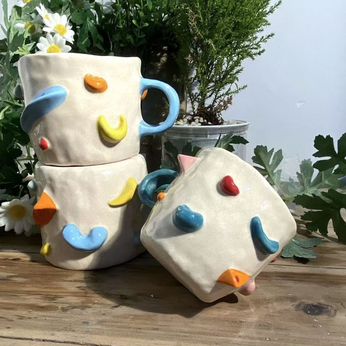 3D Pet Climbing Mug - Personalized Ceramic Coffee Mug with Custom Pet Portrait - Image 3