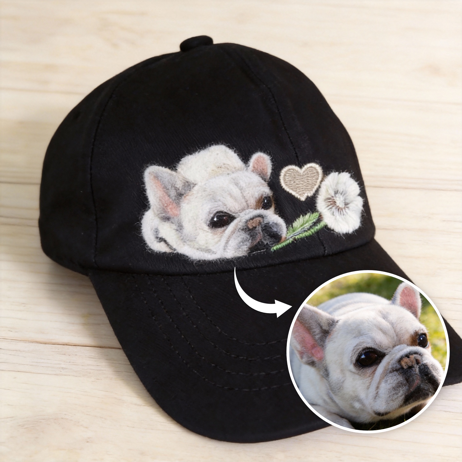 Personalized Pet Portrait Baseball Cap - Image 4