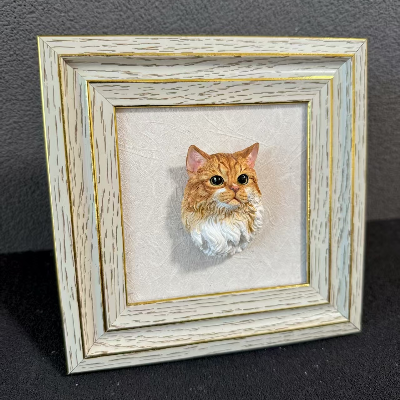 Personalized Plaster Pet Figurine with Magnet - Custom Cat or Dog Memorial Keepsake - Image 14