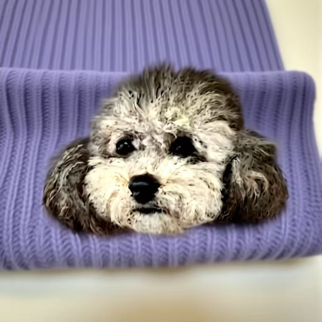 Hand-Felted Wool Beanie with Pet Portrait - Personalized Needle Art Hat - Image 17
