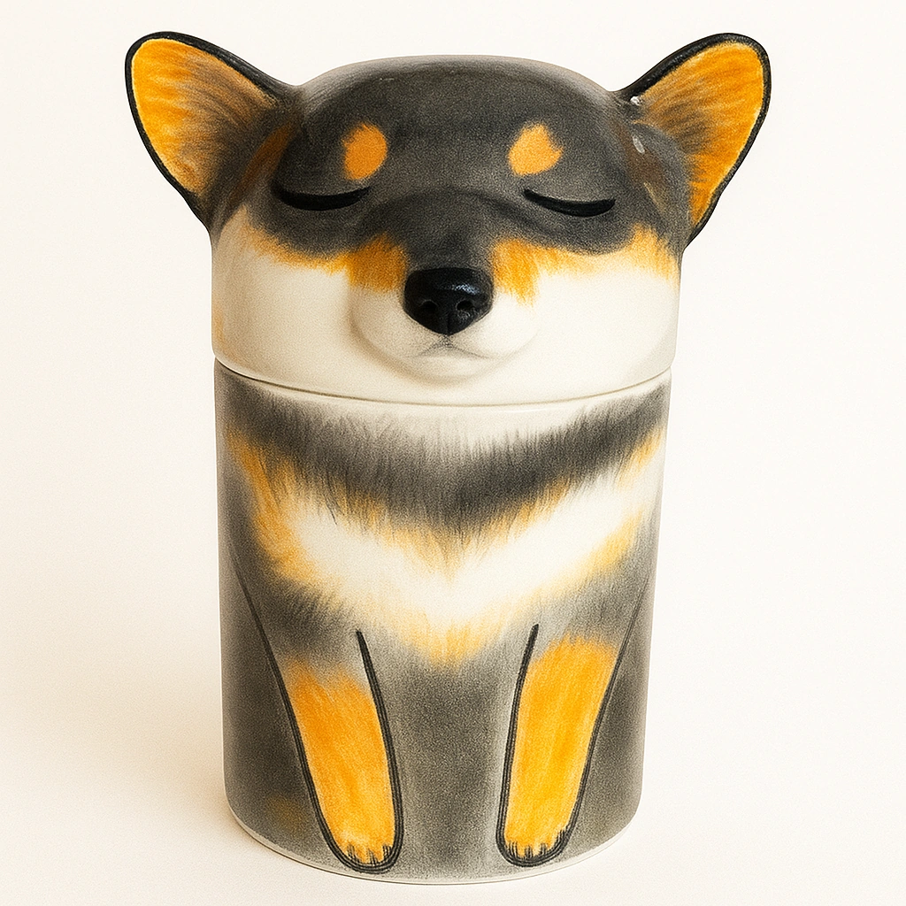 Custom Pet Urn for Dog Ashes - Personalized Ceramic Memorial Keepsake with Engraved Name & Photo, Handmade Pet Cremation Urn for Small Medium Large Dogs - Image 5