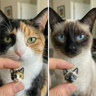 Custom 3D Pet Portrait Pendant